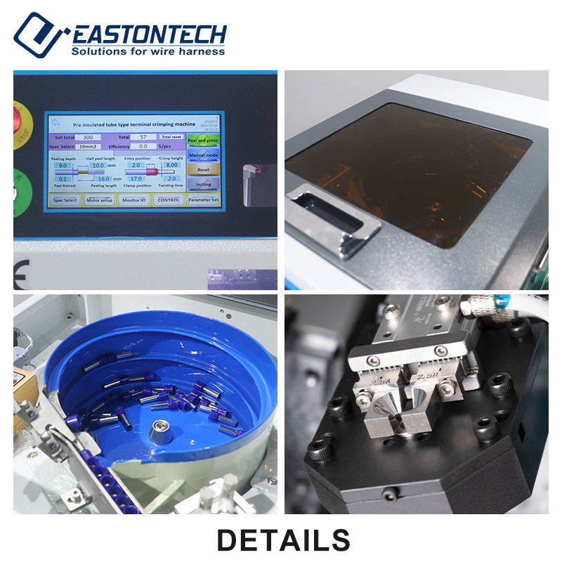 EW-5010A+ 16mm2 Terminal Bootlace ferrule machine Inserting And Terminal Crimping machine Terminal Applicator