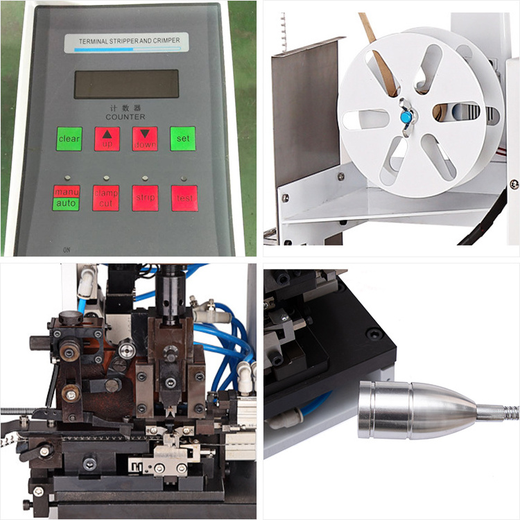 EW-50A Automatic wire crimper wire strip and terminal crimping machine Molex JST 1.5T 2T 3T