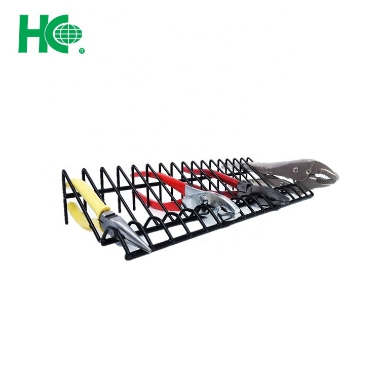 Black metal wire pliers tool rack organizer