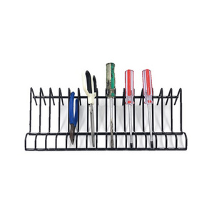 Black metal wire pliers tool rack organizer