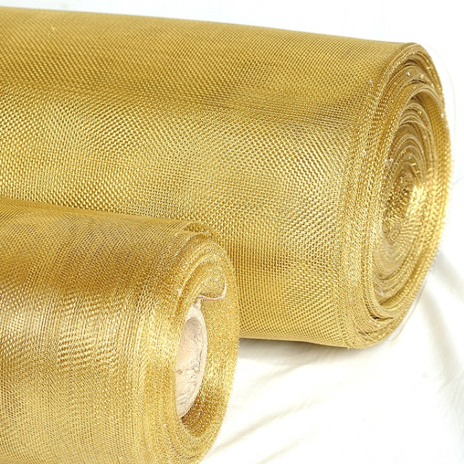 Brass Wire Mesh 6 - 200 Mesh Plain Woven Wire Cloth Screen Fabric Mesh