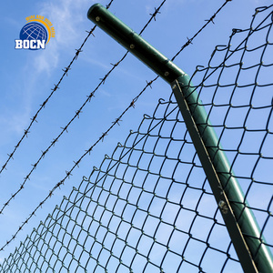 BOCN wholesale 6ft 8 feet tall pvc coated chainlink fence international purchasing custom decorative galvanized chain link fence