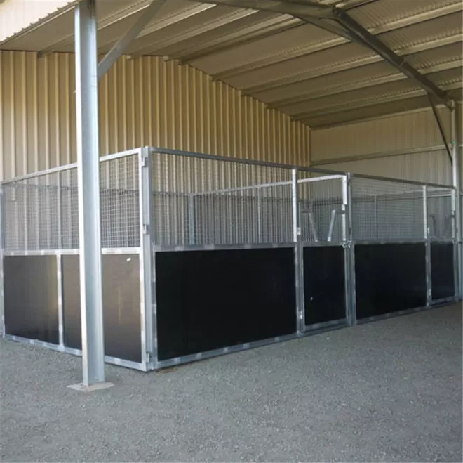 Horse Equipment Front Panel Temporary Horses Boxes Doors Used Equine Stall