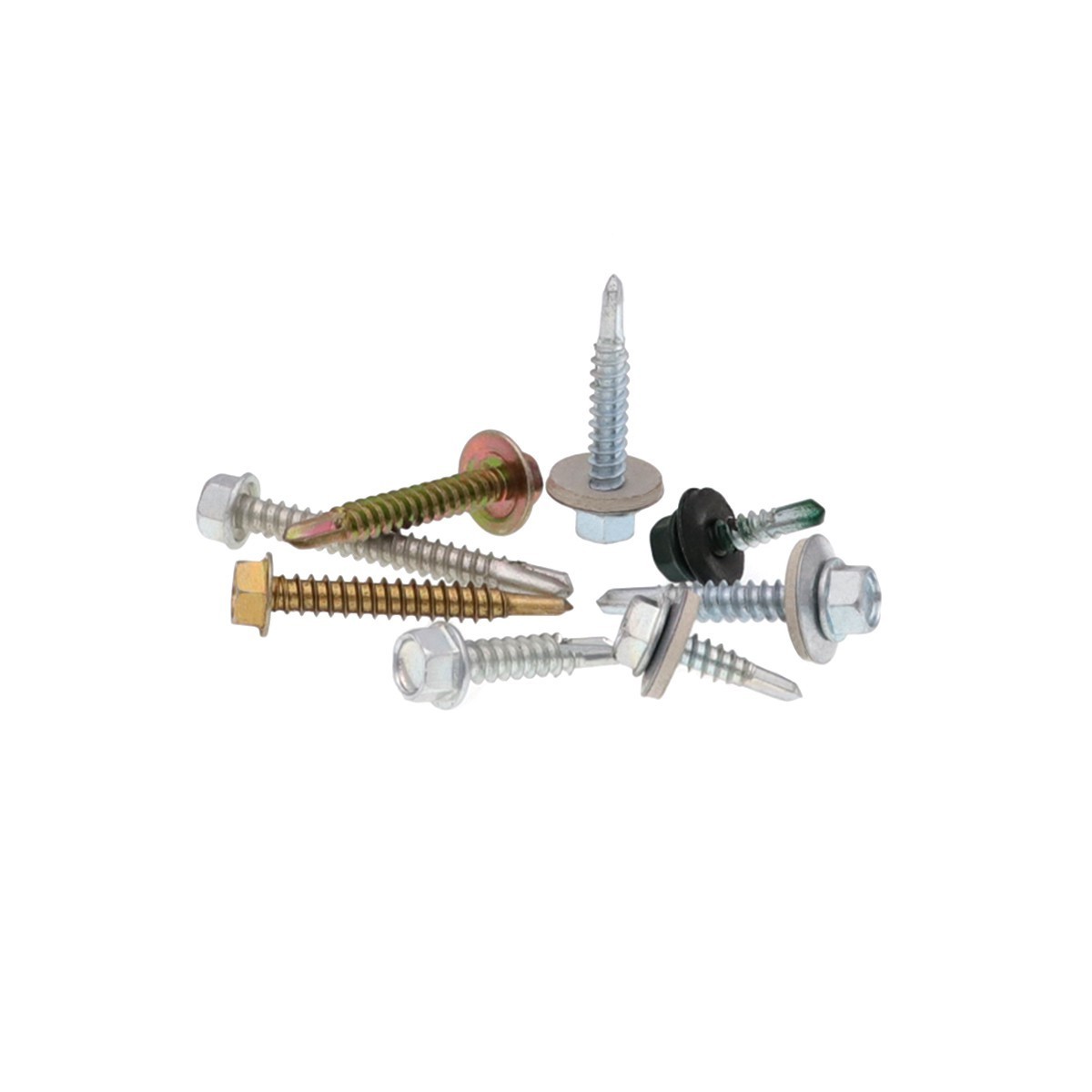 Galvanized Hex Self Drilling Screws Roofing Plating Color Hexagonal self Drilling Screw beach umbrella anchor drill screw