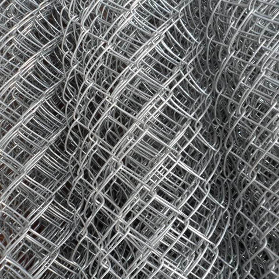 Manufacturer price strong 6ft 7ft 8ft 3m height 2.5mm Wire diameter galvanized chain link fencing rolls with accessories