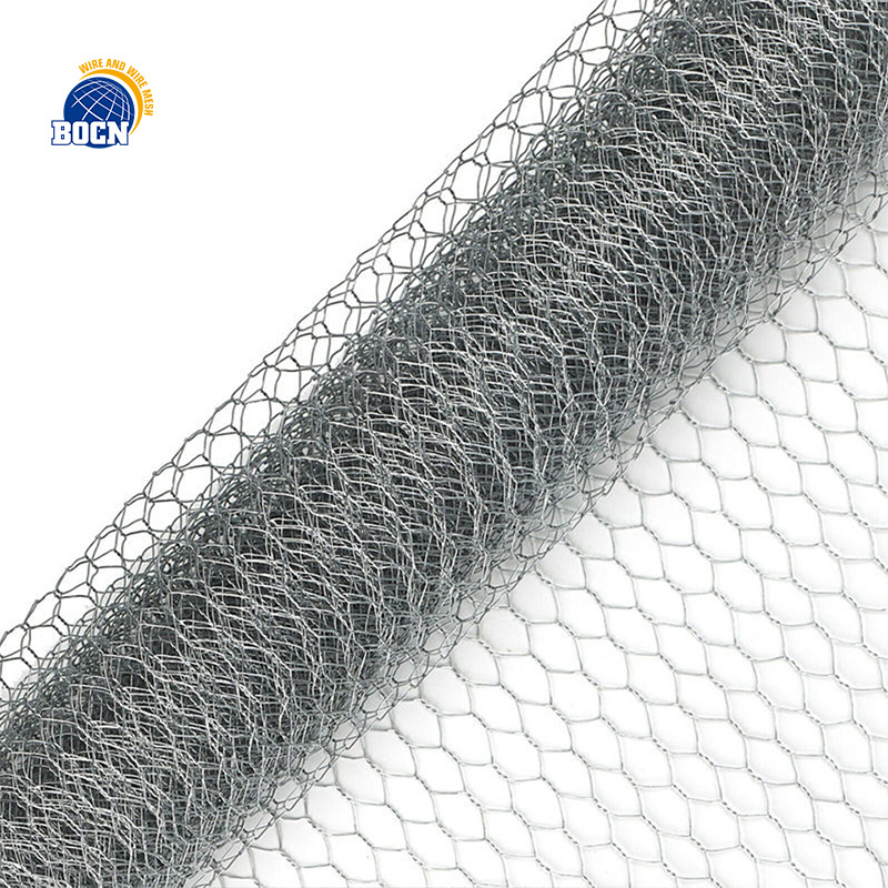 BOCN Hexagonal Wire Mesh 1/2 2 inch triple twist galvanized pvc coated Hexagonal Wire Fence Chicken Net for for chicken coop