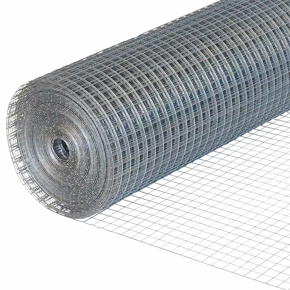 BOCN galvanized wire mesh fence panel welded mesh rolls concrete wire mesh rolls