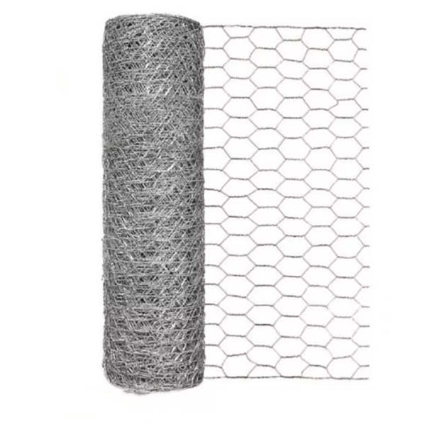 BOCN Hexagonal Wire Mesh 1/2 2 inch triple twist galvanized pvc coated Hexagonal Wire Fence Chicken Net for for chicken coop