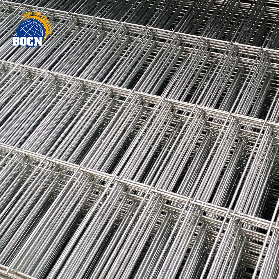 BOCN Factory electro galvanized 2x2 2x4 3x3 4x4 5x5 welded wire mesh panel chicken cage custom cattle welded wire mesh panel