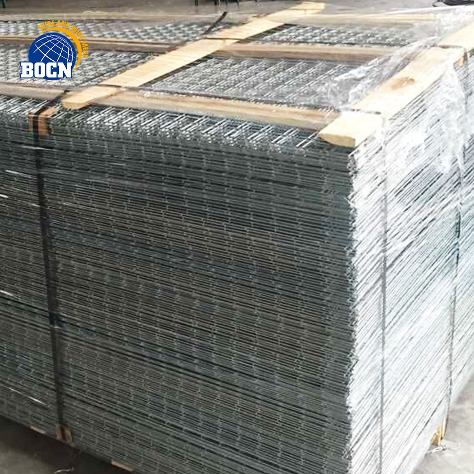 BOCN Factory electro galvanized 2x2 2x4 3x3 4x4 5x5 welded wire mesh panel chicken cage custom cattle welded wire mesh panel