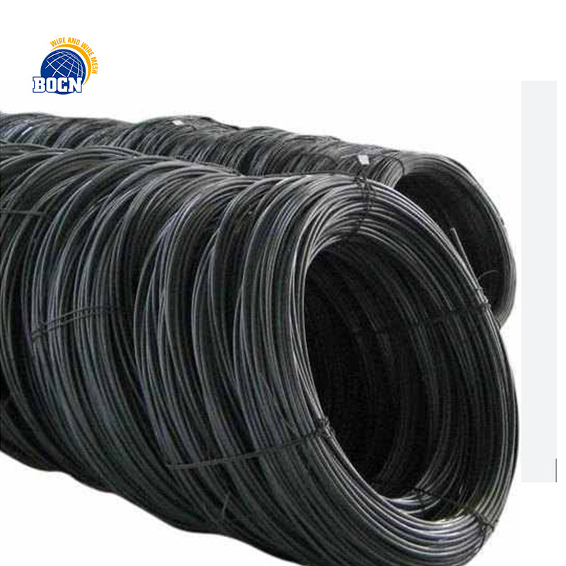 BOCN black iron wire 9 gauge annealed automatic black annealed wire binding