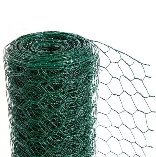 BOCN Hexagonal Wire Mesh 1/2 2 inch triple twist galvanized pvc coated Hexagonal Wire Fence Chicken Net for for chicken coop