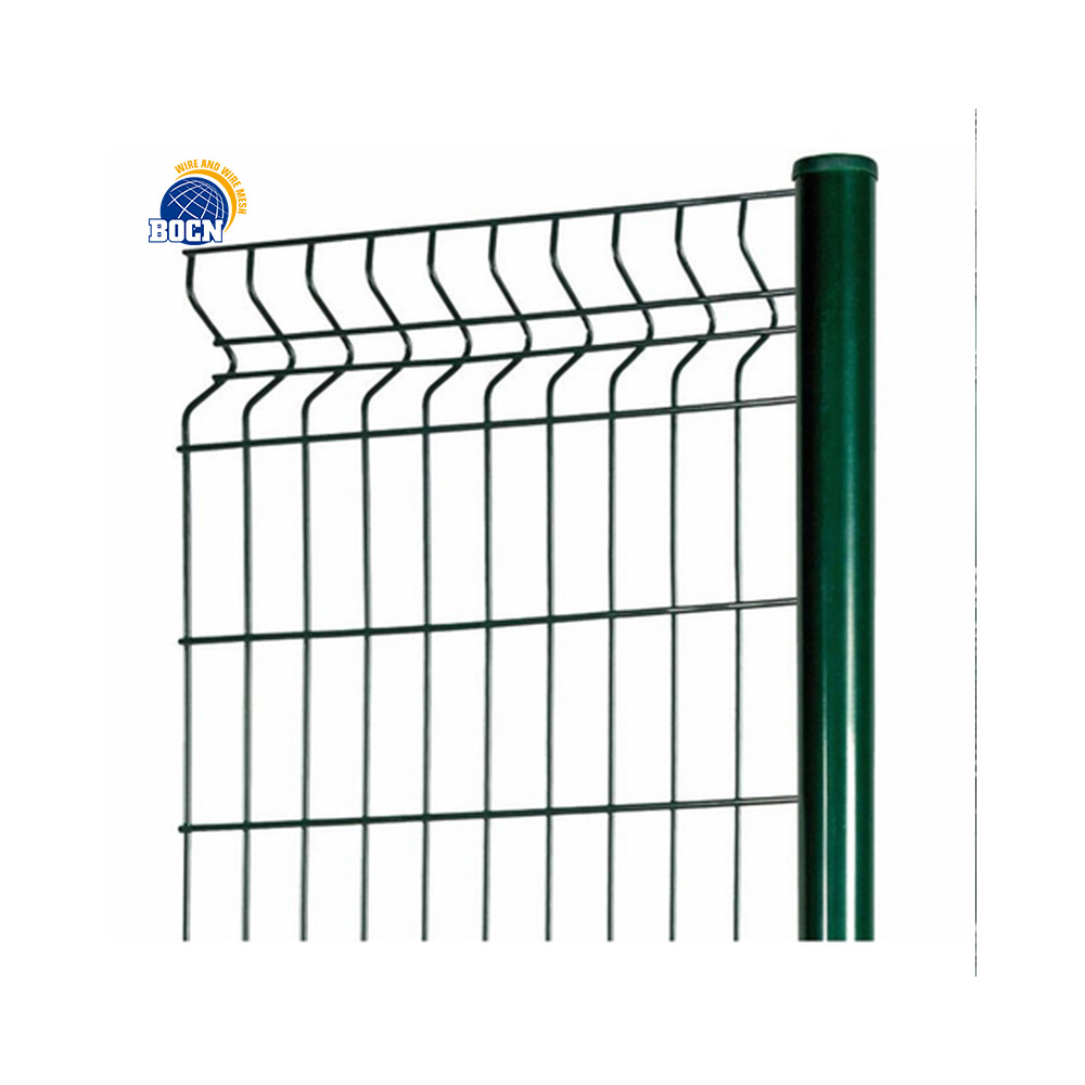 BOCN Home Garden Outdoor fence covering ideas 3D wiremesh composite fence fences and gates for houses