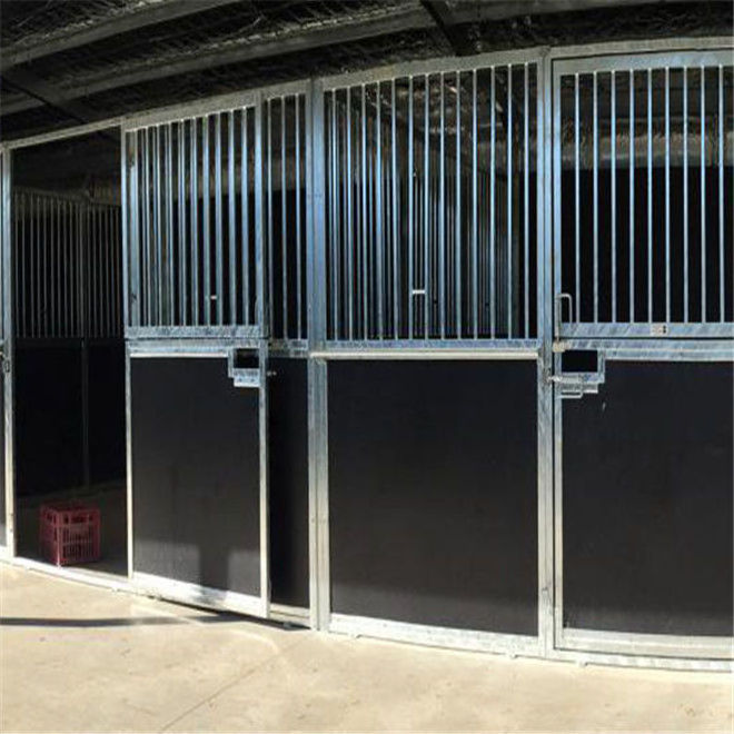 Temporary australia used horse pvc/HDPE stable barn products gate stall construction cheap stall to build