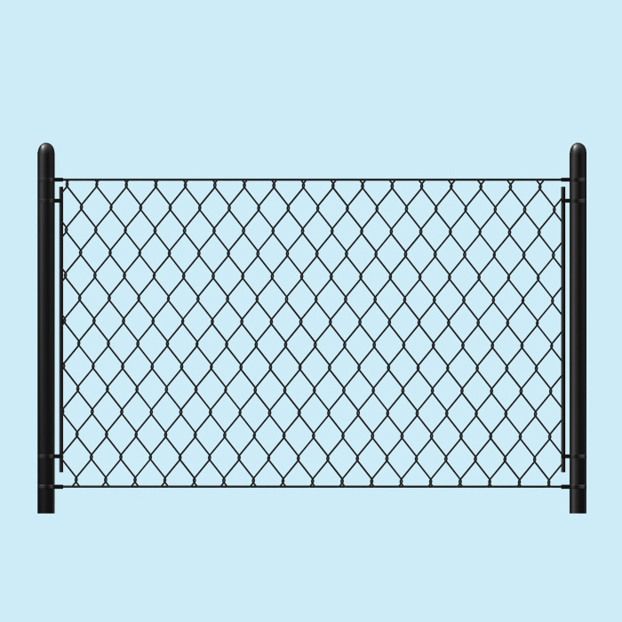 Wire Mesh 50mmx50mm Wire Diameter 3mm 1.83m Height Length 50 m per roll Hot Dipped Galvanized Chain Link Fence