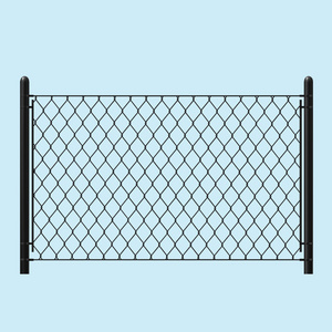 Wire Mesh 50mmx50mm Wire Diameter 3mm 1.83m Height Length 50 m per roll Hot Dipped Galvanized Chain Link Fence