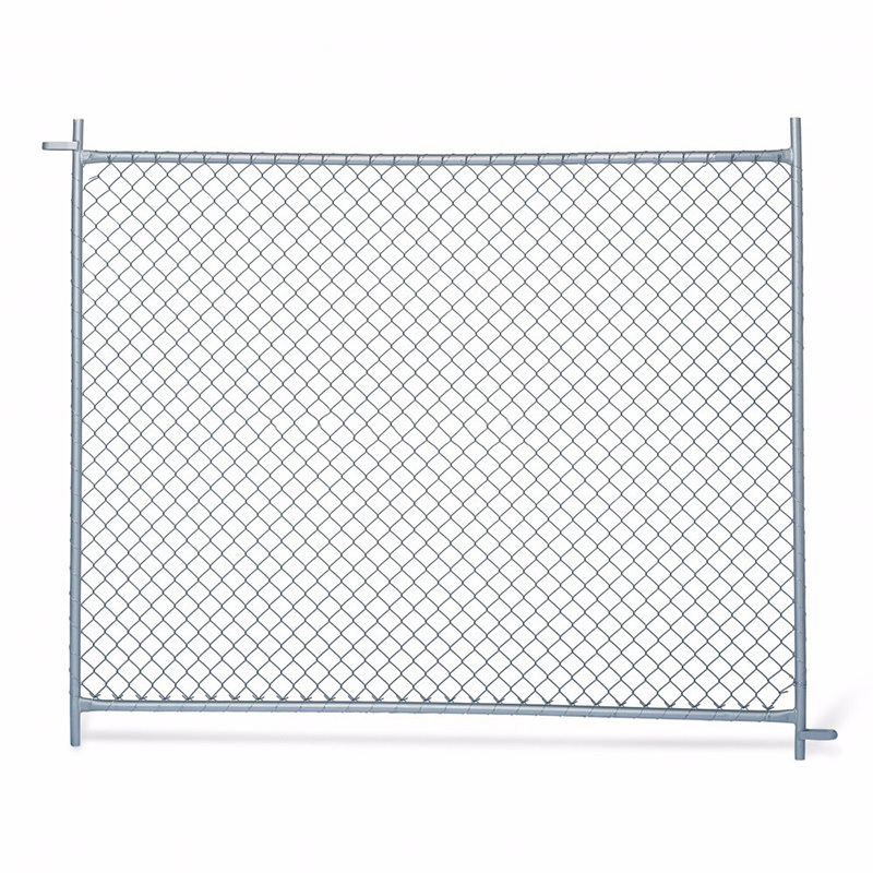 BOCN American Galvanized Used Temporary 6 x 10 Chain Link Fence Panels