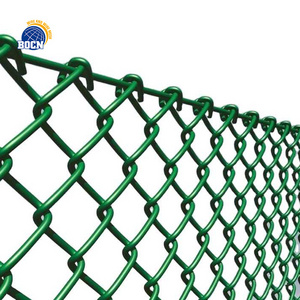 BOCN ornamental fence Outdoor PVC coated cyclone wire fence with Low Carbon Steel Wire Barbed Wire Extension Arms