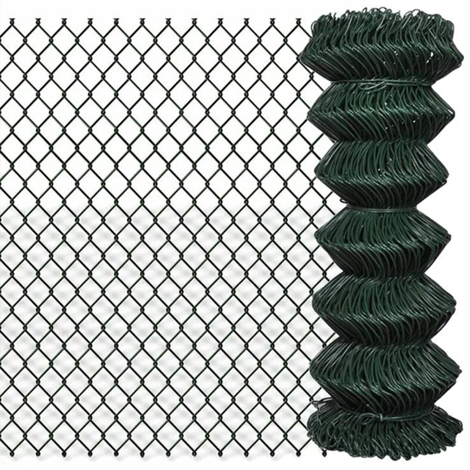 BOCN Wholesale Pvc coated green 100 ft 50ft 6ft 7ft 8ft 10ft chain link fence