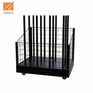 Mobile Carpet Display Rack Supermarket Grocery Store Carpet Display Rack Floor Standing Carpet Rack