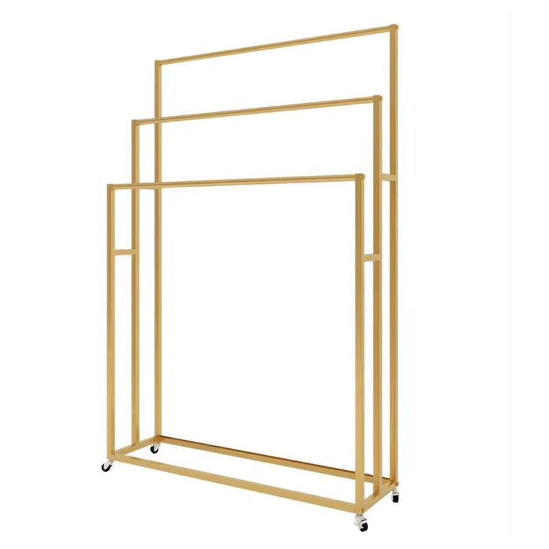 Customized Fabric Metal Shelf Curtain Display Rack For Fabric Store Curtain Display Rack Cloth Rack