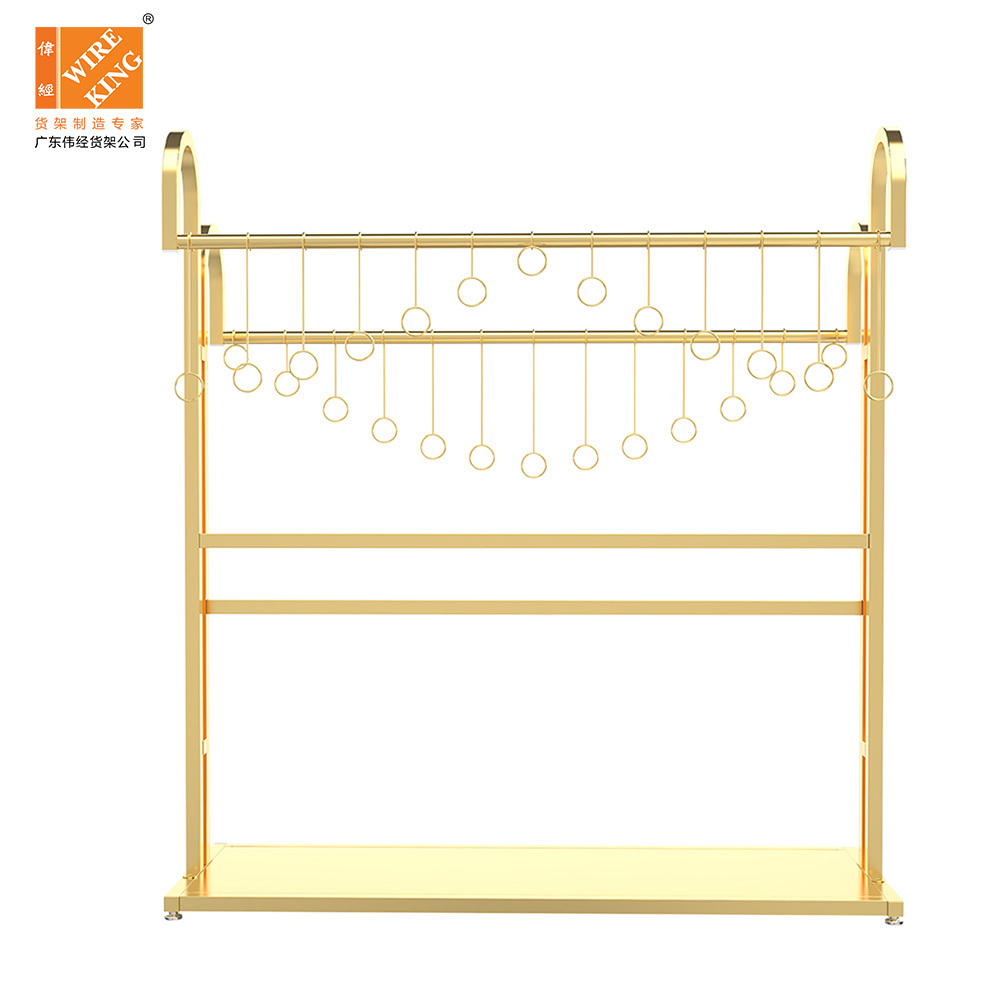 Double Sided Hook Clothes Rack For Women's Clothing Retail Store Garment Rack Design Clothing Rack For Store