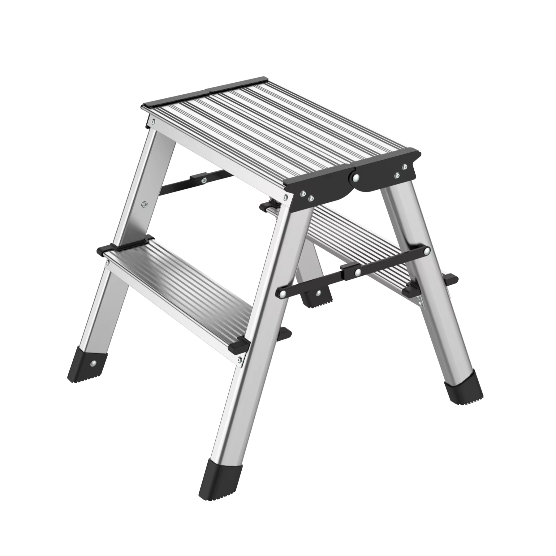 EN14183 escalera de aluminio portable stairs aluminum ladder foldable ladders 2 step stool ladder for home