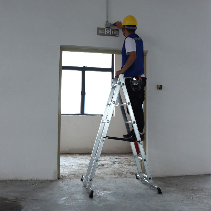 Multifunction steel frame scaffolding folding multi purpose scaffold platform aluminium step combination ladders