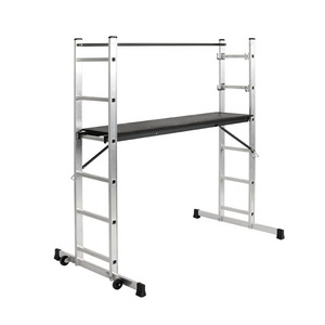 Multifunction steel frame scaffolding folding multi purpose scaffold platform aluminium step combination ladders