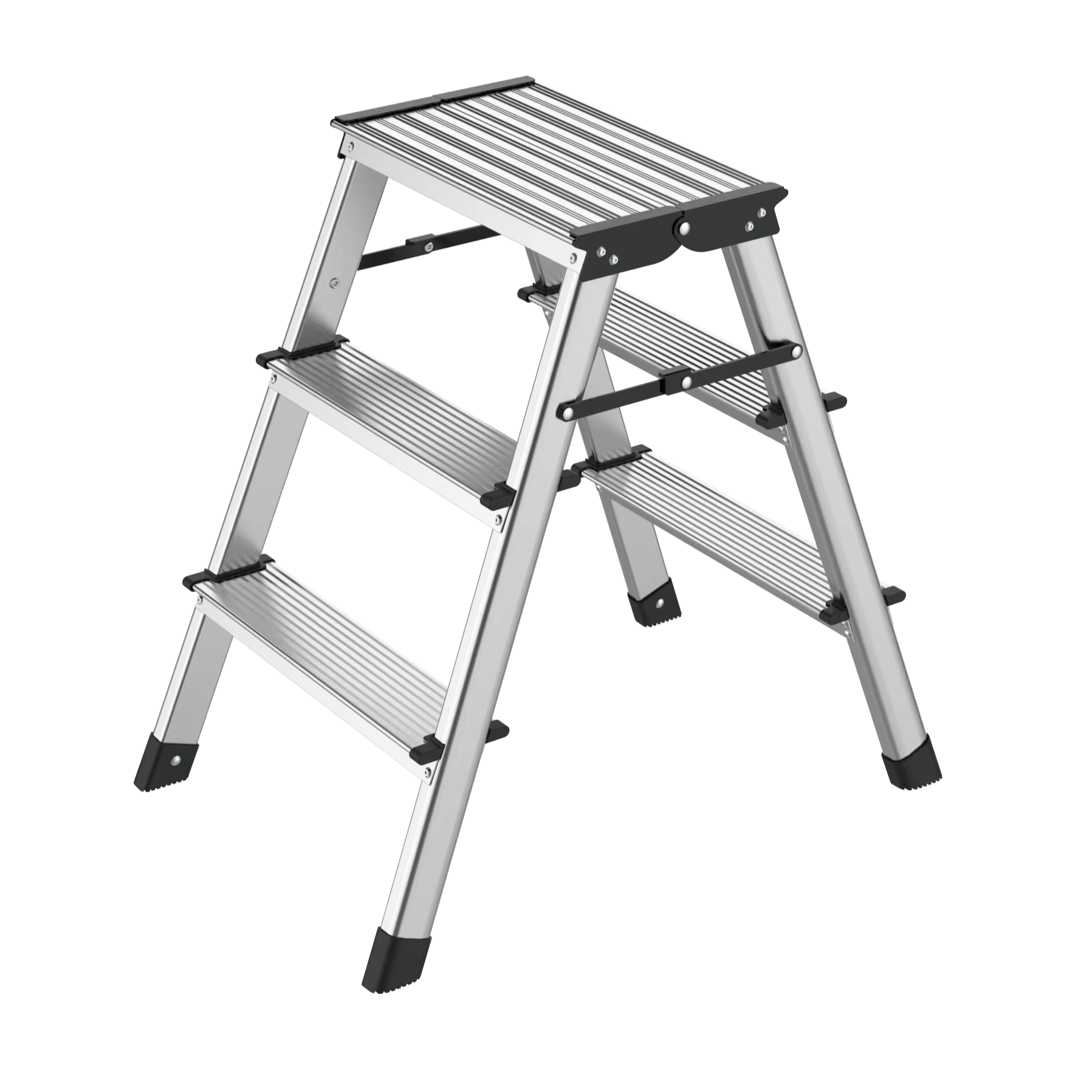 EN14183 escalera de aluminio portable stairs aluminum ladder foldable ladders 2 step stool ladder for home