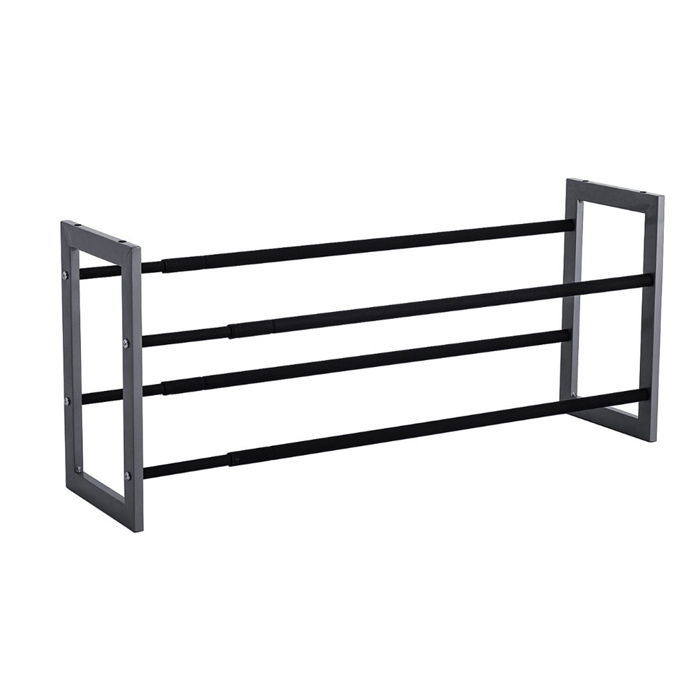 Low Price 10 Pairs 2 Tier Extendable Rotating Closet Waterproof Rack Cabinet Shoe Racks With High Quality