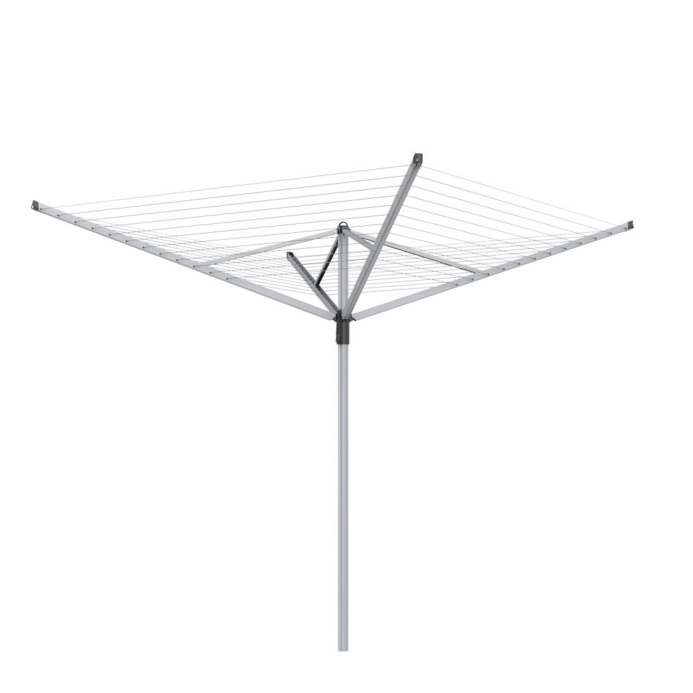 Wireking Nordic Large 60M Drying Space Umbrella Cloth Stands Metal Clothing Washingline Drying Rack in Outdoor Yard