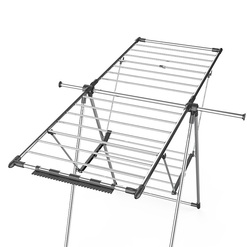 Wholesale Low Price 12.5M drying space foldable stands indoor and outdoor use rotatable hang clothes drying racks