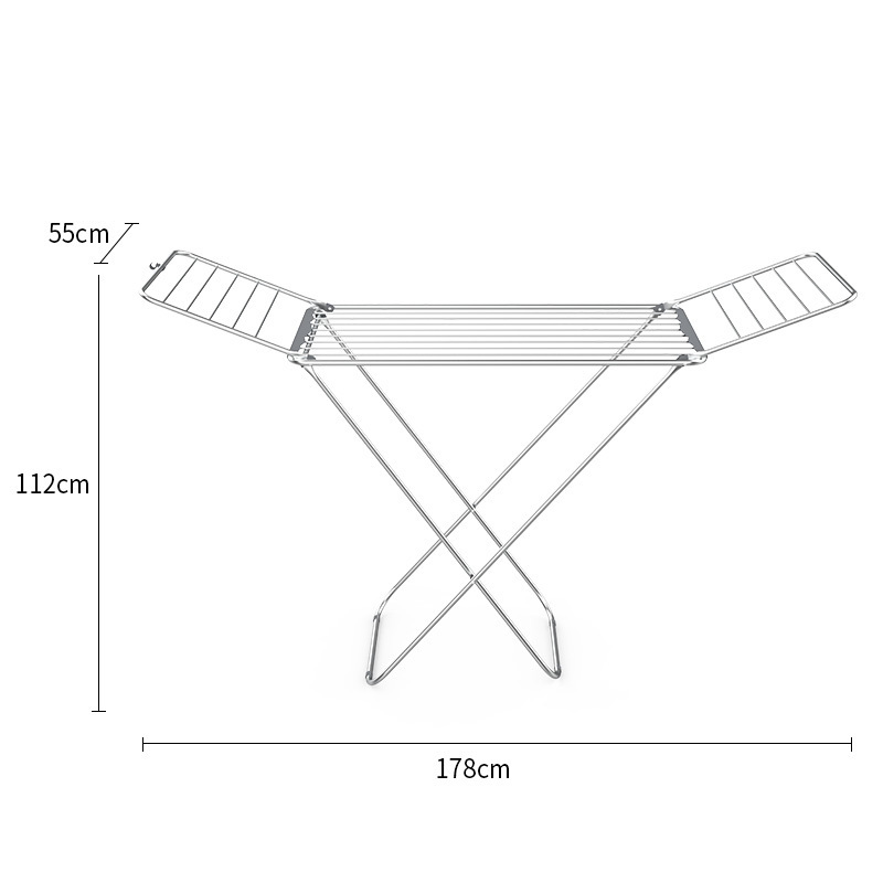 Hot Selling 18M Aluminum Drying Cloth Dryer Metal Rack Clothes Hanging Stand Best Clothes Drying Racks