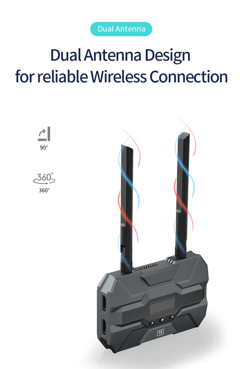 R200 Wireless Video Transmission Hdmi Vga Dvi Transmitter Best Buy Hdmi And Receiver Extender 60M Wifi Usb Sdi Type C 4K