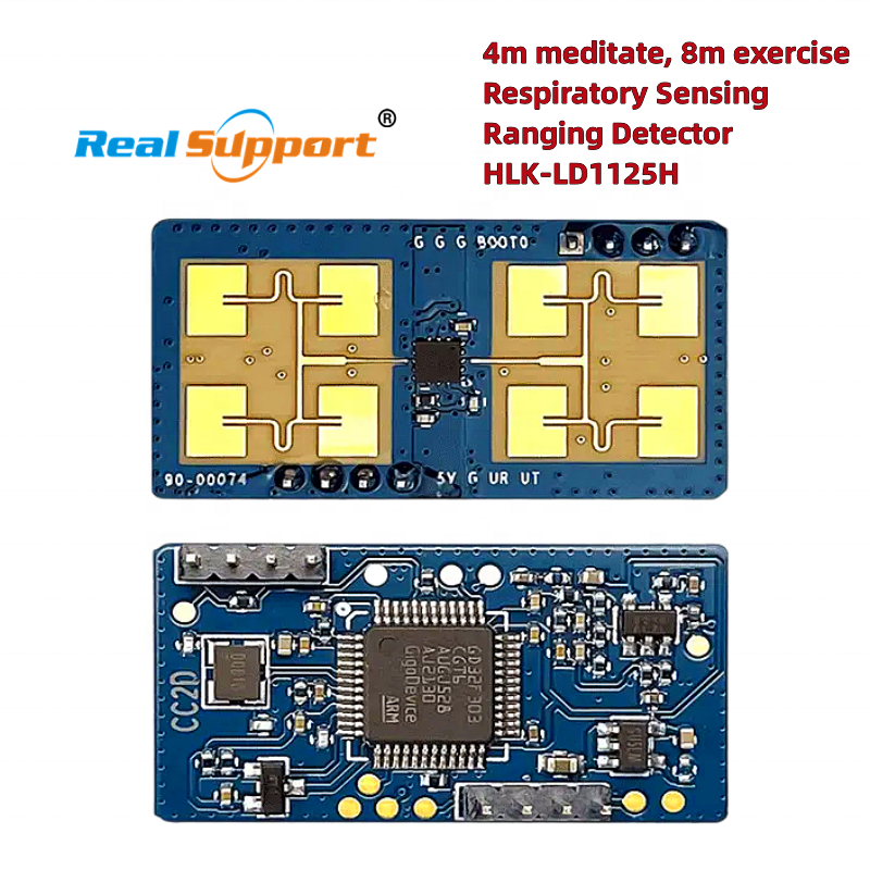 Original HLK-LD1125H 24G Human Presence mmWave FMCW Radar Sensor Motion Module LD1125H breathing induction ranging detector