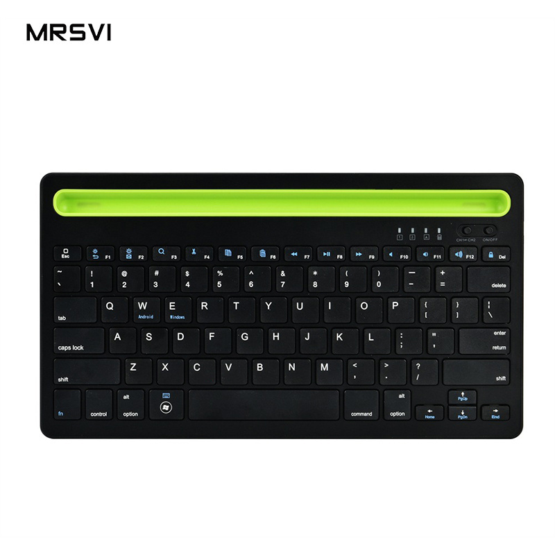 2.4G Wireless BT Keyboard Ergonomic Portable BK230 78 Keys Ultra Thin Membrane Keyboard For Laptop Computer