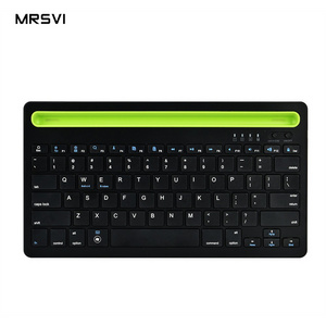 2.4G Wireless BT Keyboard Ergonomic Portable BK230 78 Keys Ultra Thin Membrane Keyboard For Laptop Computer