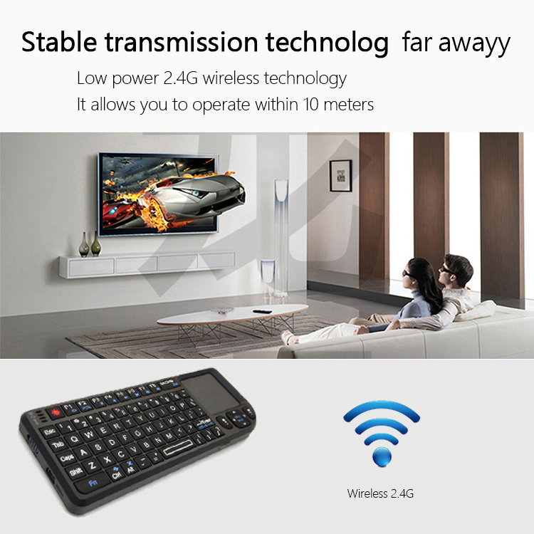 A8 Led Backlit USB Mini Wireless keyboard Mouse Ergonomic Surface Pocket Android Smart TV Laptop Electronic Mechanical