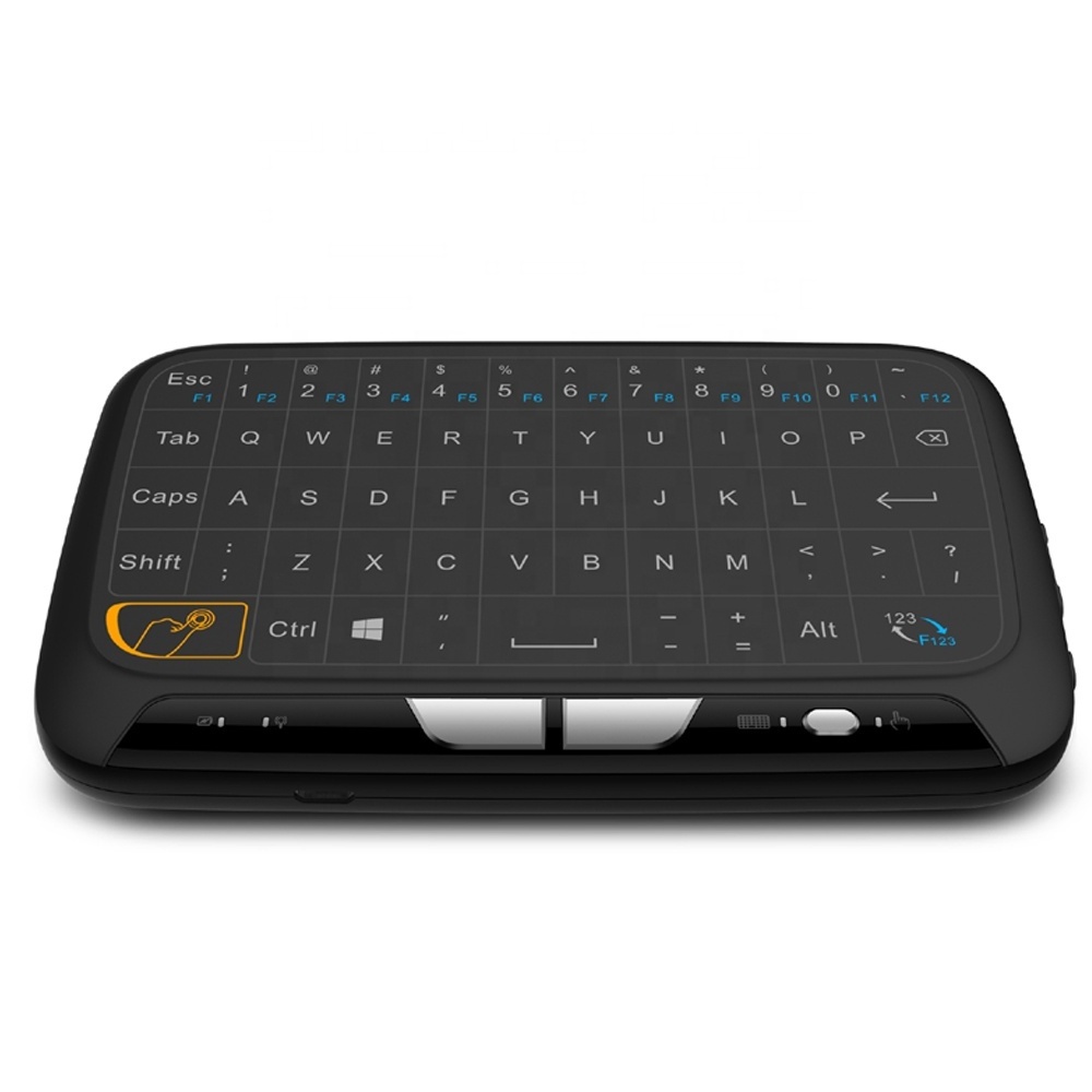 Mini wireless QWERTY Full Touchpad Keyboard h18 Touch screen Remote Control for Android TV Box PC Phone Pad