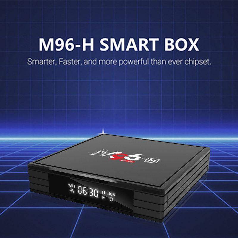 Newest M96 A1 Android 10.0 Smart Tv Box 2.4G/5Ghz Dual Band Wifi 4K HD Media Player Set Top Box