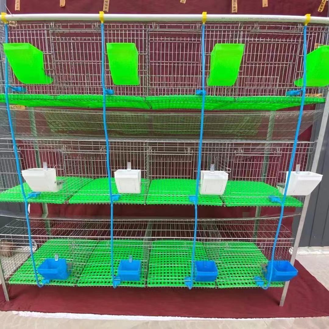 Ce certificated powder coated galvanized wire mesh commercial rabbit cages