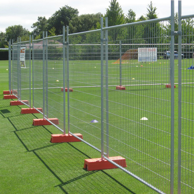 chain link temporary fence portable folding temporary fencing safety barrier