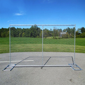 chain link temporary fence portable folding temporary fencing safety barrier