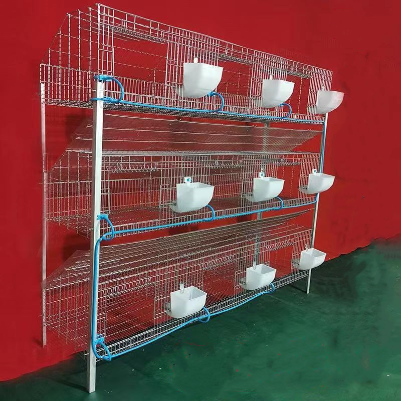 Ce certificated powder coated galvanized wire mesh commercial rabbit cages