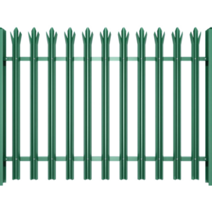 Palisade Fencing Galvanized D Section Pale Metal Steel Pvc Coated Outdoor Modern Wrought Iron Garden Fence Waterproof Post Box