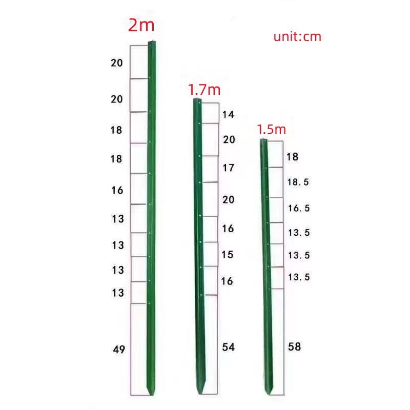 Steel Y post 6ft Green Painted Steel Y fence post/Steel Y post