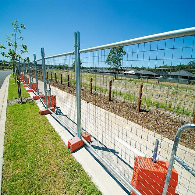 chain link temporary fence portable folding temporary fencing safety barrier