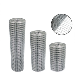 6 ft 15m Welded Wire Mesh Prices Stainless Steel Galvanised Iron PVC Coated Metal Welding Mesh Roll