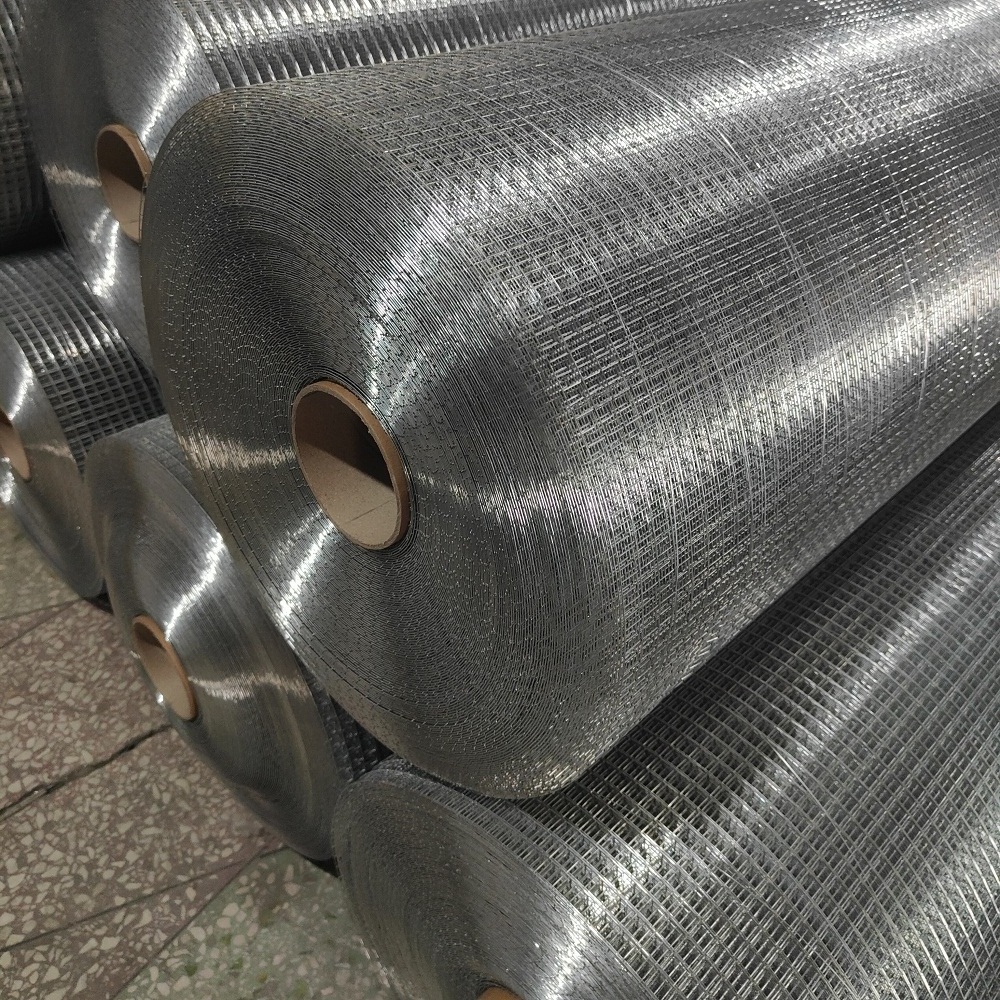 16 Gauge 15m length per roll hot dipped galvanized welded wire mesh 4mm brc for animal cage